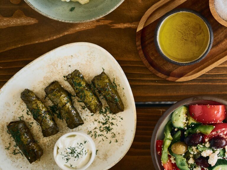 Greek dolmades yialantzi