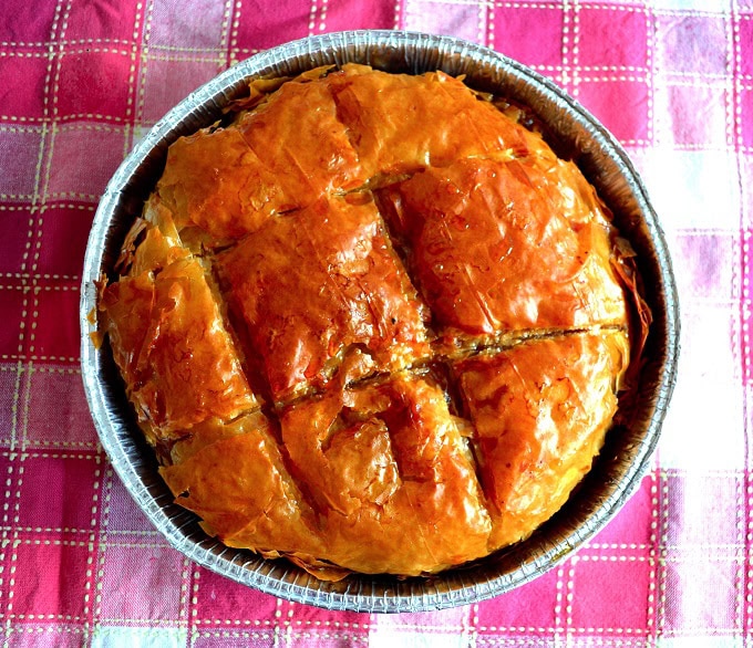 Greek galaktoboureko