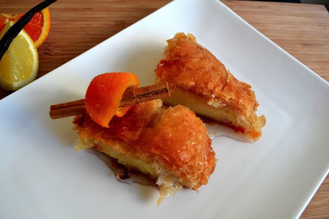 Greek galaktoboureko